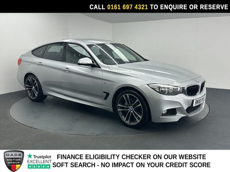 Used 2016 SILVER BMW 3 SERIES GRAN TURISMO Hatchback 3.0 335d M Sport GT 5dr Diesel Auto xDrive Euro 6 (s/s) (313 ps) DIESEL (reg. 2016-03-31) (Automatic) for sale in Stockport