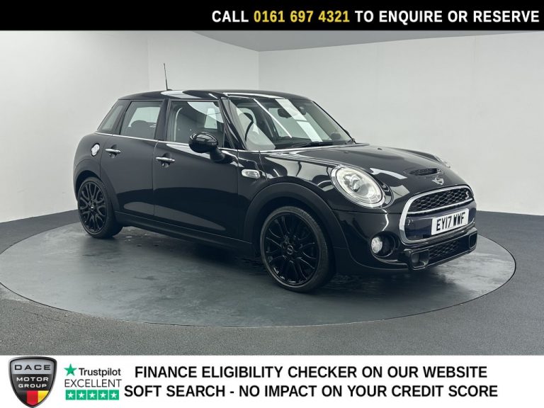 Used 2017 BLACK MINI HATCH Hatchback 2.0 Cooper S Hatchback 5dr Petrol Auto Euro 6 (s/s) (192 ps) PETROL (reg. 2017-03-30) (Automatic) for sale in Stockport