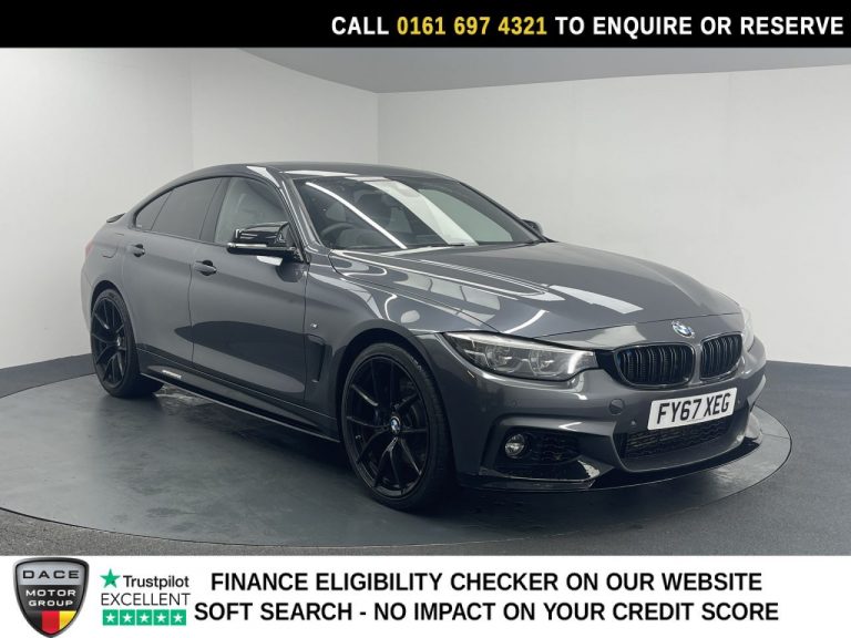 Used 2017 GREY BMW 4 SERIES GRAN COUPE Hatchback 3.0 435d M Sport Hatchback 5dr Diesel Auto xDrive Euro 6 (s/s) (313 ps) DIESEL (reg. 2017-10-28) (Automatic) for sale in Stockport