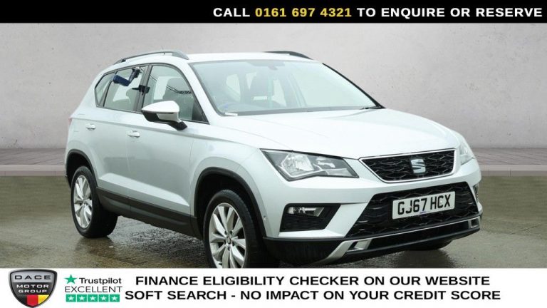 Used 2017 SILVER SEAT ATECA SUV 1.4 EcoTSI SE SUV 5dr Petrol DSG Euro 6 (s/s) (150 ps) PETROL (reg. 2017-10-18) (Automatic) for sale in Stockport