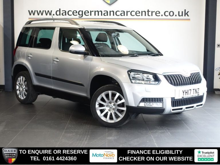 Used 2017 SILVER SKODA YETI SUV 1.2 TSI SE Outdoor 5dr Petrol DSG Euro 6 (s/s) (110 ps) PETROL (reg. 2017-05-25) (Automatic) for sale in Stockport