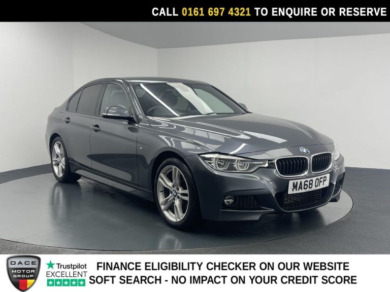 Used 2018 GREY BMW 3 SERIES Saloon 2.0 320d M Sport Saloon 4dr Diesel Auto Euro 6 (s/s) (190 ps) DIESEL (reg. 2018-09-20) (Automatic) for sale in Stockport