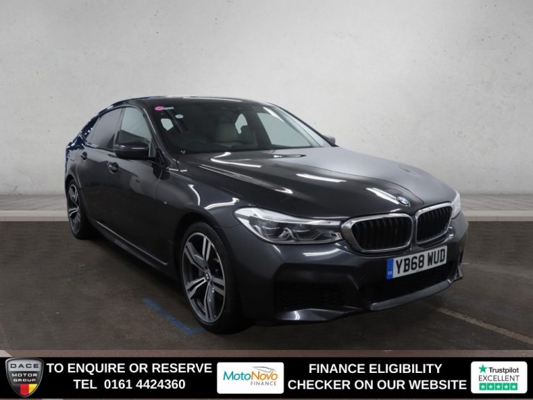 Used 2018 GREY BMW 6 SERIES GRAN TURISMO Hatchback 2.0 620d M Sport GT 5dr Diesel Auto Euro 6 (s/s) (190 ps) DIESEL (reg. 2018-11-19) (Automatic) for sale in Stockport