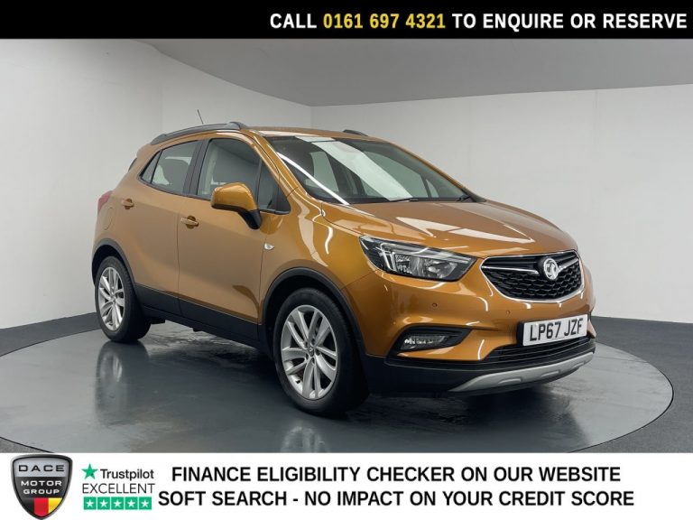 Used 2018 ORANGE VAUXHALL MOKKA X SUV 1.4i Turbo Active SUV 5dr Petrol Auto Euro 6 (140 ps) PETROL (reg. 2018-02-12) (Automatic) for sale in Stockport