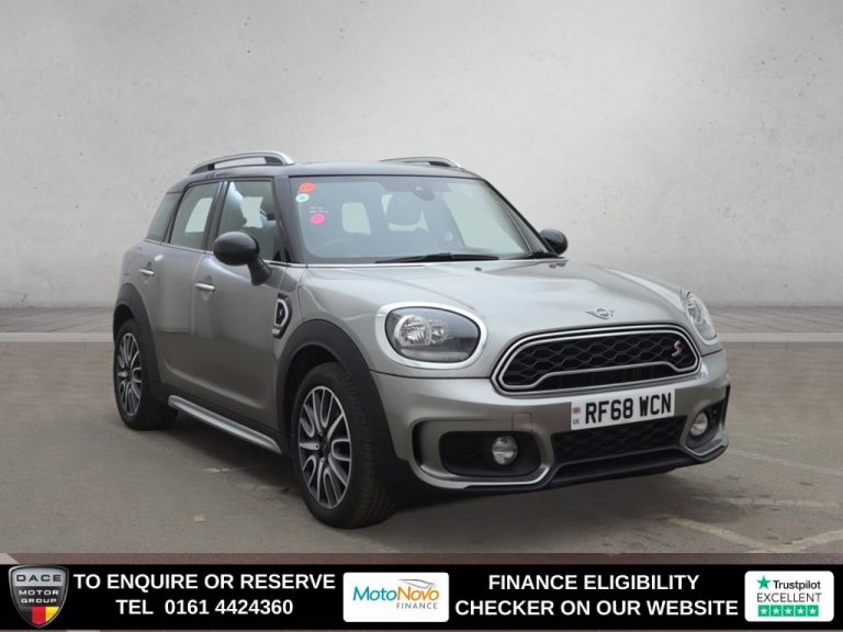 Used 2018 SILVER MINI COUNTRYMAN SUV 2.0 Cooper S Sport SUV 5dr Petrol Steptronic Euro 6 (s/s) (192 ps) PETROL (reg. 2018-12-21) (Automatic) for sale in Stockport