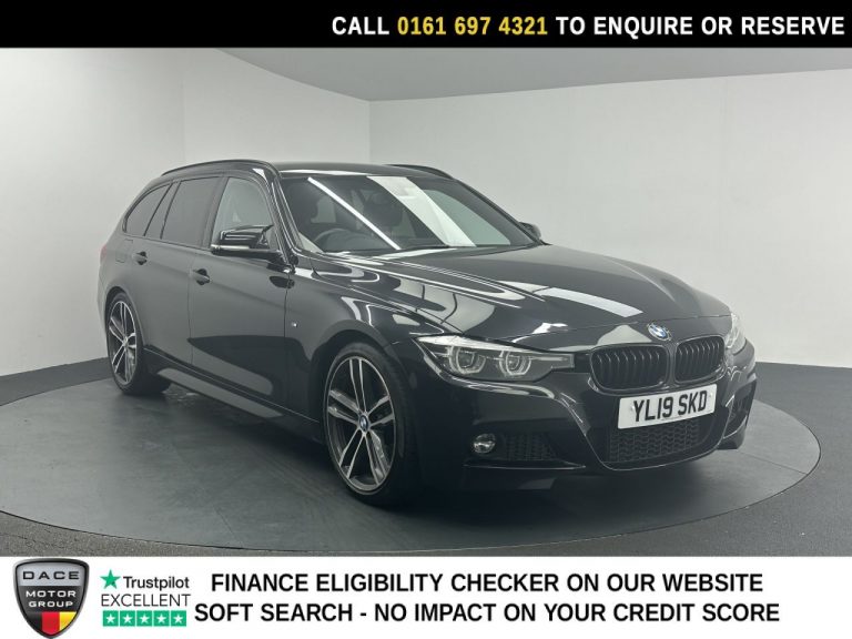 Used 2019 BLACK BMW 3 SERIES Estate 2.0 320i M Sport Shadow Edition Touring 5dr Petrol Auto Euro 6 (s/s) (184 ps) PETROL (reg. 2019-05-29) (Automatic) for sale in Stockport