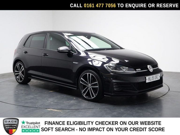 Used 2019 BLACK VOLKSWAGEN GOLF Hatchback 2.0 TDI GTD Hatchback 5dr Diesel DSG Euro 6 (s/s) (184 ps) DIESEL (reg. 2019-06-07) (Automatic) for sale in Stockport