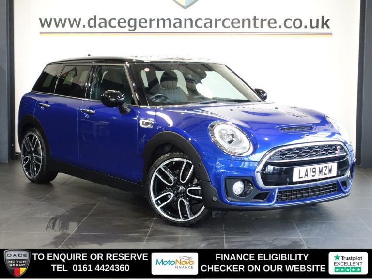 Used 2019 BLUE MINI CLUBMAN Estate 2.0 Cooper S Sport Estate 6dr Petrol Steptronic Euro 6 (s/s) (192 ps) PETROL (reg. 2019-05-31) (Automatic) for sale in Stockport