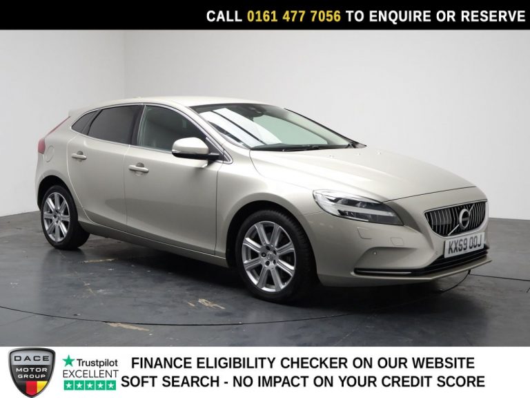 Used 2019 GOLD VOLVO V40 Hatchback 2.0 D3 Inscription Edition Hatchback 5dr Diesel Auto Euro 6 (s/s) (150 ps) DIESEL (reg. 2019-10-26) (Automatic) for sale in Stockport