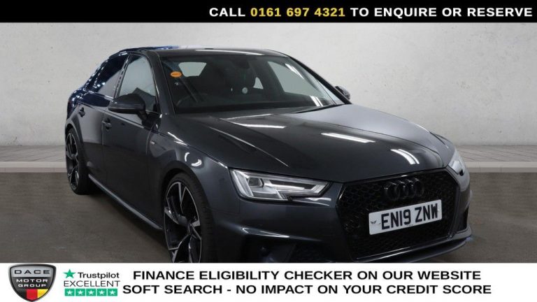 Used 2019 GREY AUDI A4 Saloon 2.0 TFSI 35 S line Saloon 4dr Petrol S Tronic Euro 6 (s/s) (150 ps) PETROL (reg. 2019-04-30) (Automatic) for sale in Stockport