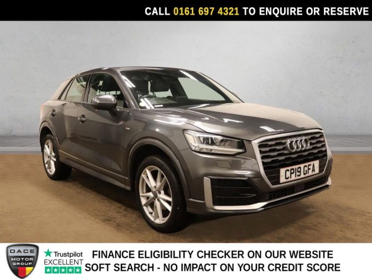 Used 2019 GREY AUDI Q2 SUV 1.5 TFSI CoD 35 S line SUV 5dr Petrol S Tronic Euro 6 (s/s) (150 ps) PETROL (reg. 2019-04-18) (Automatic) for sale in Stockport