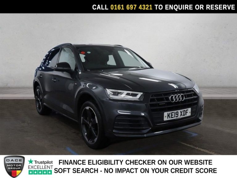 Used 2019 GREY AUDI Q5 SUV 2.0 TDI 40 Black Edition SUV 5dr Diesel S Tronic quattro Euro 6 (s/s) (190 ps) DIESEL (reg. 2019-07-31) (Automatic) for sale in Stockport