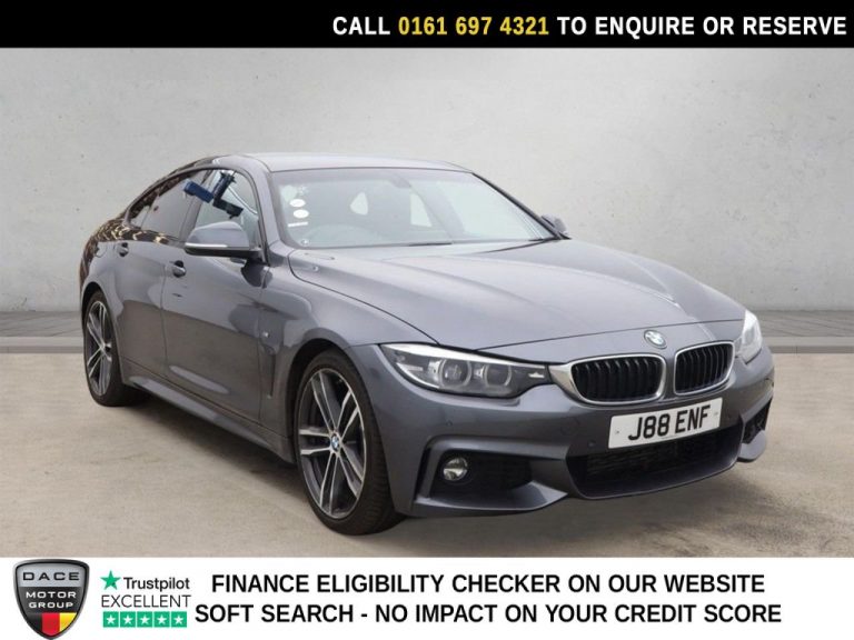 Used 2019 GREY BMW 4 SERIES GRAN COUPE Hatchback 3.0 430d M Sport Hatchback 5dr Diesel Auto Euro 6 (s/s) (258 ps) DIESEL (reg. 2019-01-18) (Automatic) for sale in Stockport
