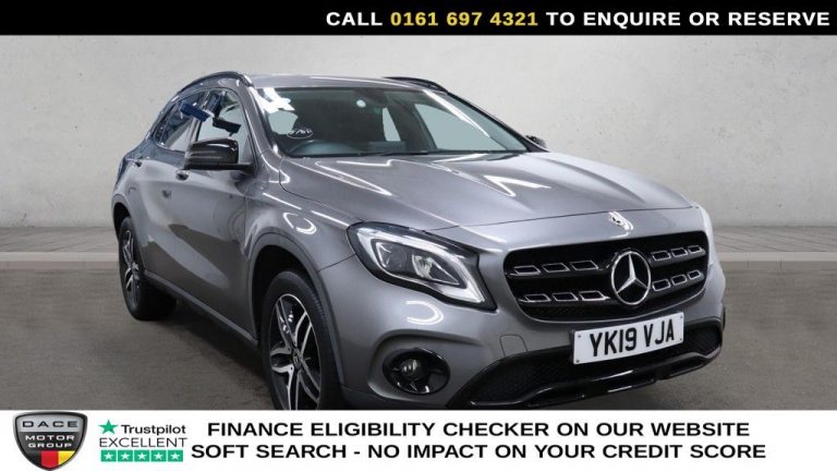 Used 2019 GREY MERCEDES-BENZ GLA SUV 1.6 GLA180 Urban Edition SUV 5dr Petrol 7G-DCT Euro 6 (s/s) (122 ps) PETROL (reg. 2019-03-13) (Automatic) for sale in Stockport