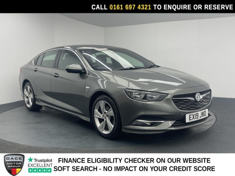 Used 2019 GREY VAUXHALL INSIGNIA Hatchback 1.5i Turbo GPF SRi VX Line Nav Grand Sport 5dr Petrol Automatic Euro 6 (s/s) (165 ps) PETROL (reg. 2019-03-20) (Automatic) for sale in Stockport