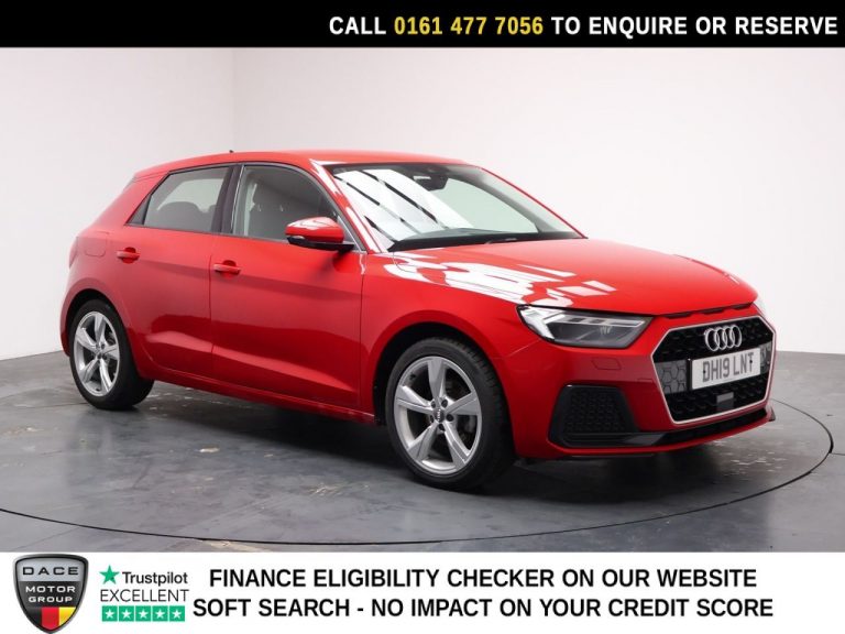 Used 2019 RED AUDI A1 Hatchback 1.5 TFSI 35 Sport Sportback 5dr Petrol S Tronic Euro 6 (s/s) (150 ps) PETROL (reg. 2019-07-31) (Automatic) for sale in Stockport