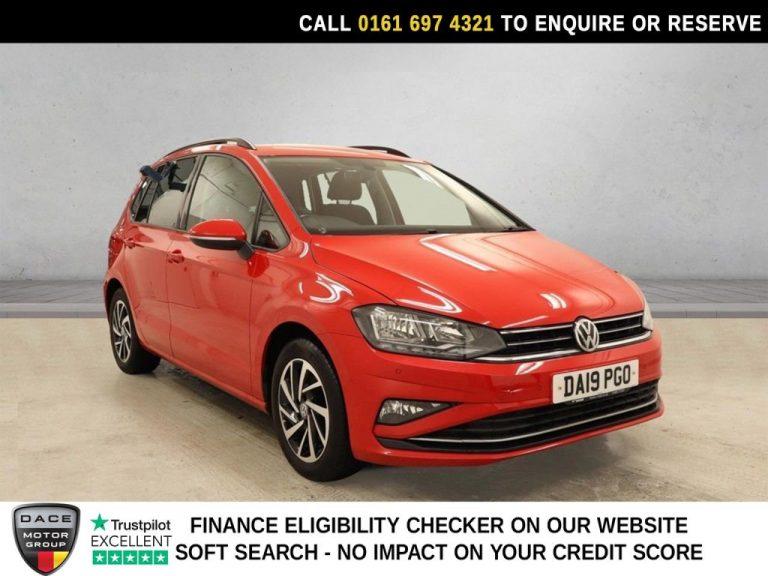 Used 2019 RED VOLKSWAGEN GOLF SV MPV 1.6 TDI Match MPV 5dr Diesel DSG Euro 6 (s/s) (115 ps) DIESEL (reg. 2019-03-27) (Automatic) for sale in Stockport