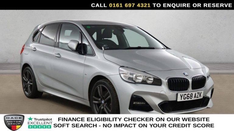 Used 2019 SILVER BMW 2 SERIES ACTIVE TOURER MPV 2.0 218d M Sport MPV 5dr Diesel Auto Euro 6 (s/s) (150 ps) DIESEL (reg. 2019-01-31) (Automatic) for sale in Stockport