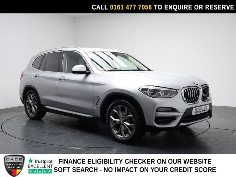 Used 2019 SILVER BMW X3 SUV 2.0 20d xLine SUV 5dr Diesel Auto xDrive Euro 6 (s/s) (190 ps) DIESEL (reg. 2019-05-31) (Automatic) for sale in Stockport