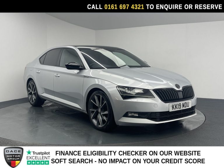 Used 2019 SILVER SKODA SUPERB Hatchback 1.5 TSI ACT SportLine Hatchback 5dr Petrol DSG Euro 6 (s/s) (150 ps) PETROL (reg. 2019-06-17) (Automatic) for sale in Stockport