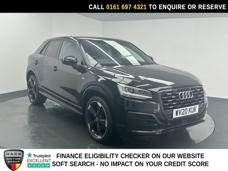 Used 2020 BLACK AUDI Q2 SUV 1.5 TFSI CoD 35 Black Edition SUV 5dr Petrol S Tronic Euro 6 (s/s) (150 ps) PETROL (reg. 2020-08-17) (Automatic) for sale in Stockport