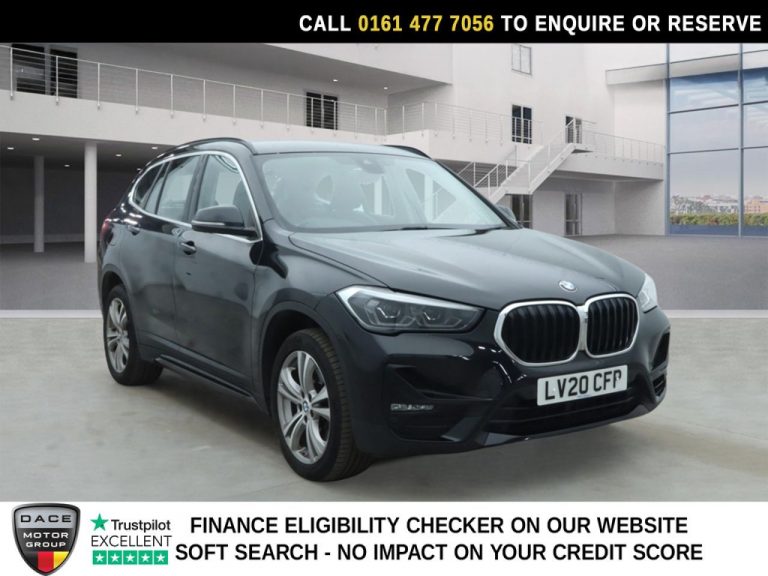 Used 2020 BLACK BMW X1 SUV 2.0 20i Sport SUV 5dr Petrol DCT sDrive Euro 6 (s/s) (192 ps) PETROL (reg. 2020-03-19) (Automatic) for sale in Stockport