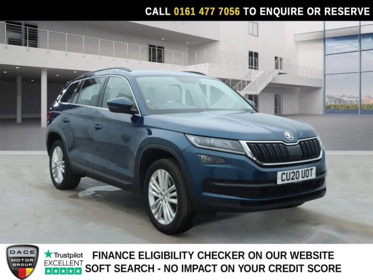 Used 2020 BLUE SKODA KODIAQ SUV 1.5 TSI ACT SE L SUV 5dr Petrol DSG Euro 6 (s/s) (7 Seat) (150 ps) PETROL (reg. 2020-03-23) (Automatic) for sale in Stockport
