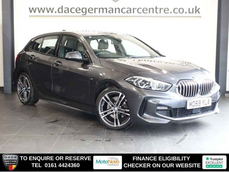 Used 2020 GREY BMW 1 SERIES Hatchback 1.5 116d M Sport Hatchback 5dr Diesel DCT Euro 6 (s/s) (116 ps) DIESEL (reg. 2020-02-12) (Automatic) for sale in Stockport