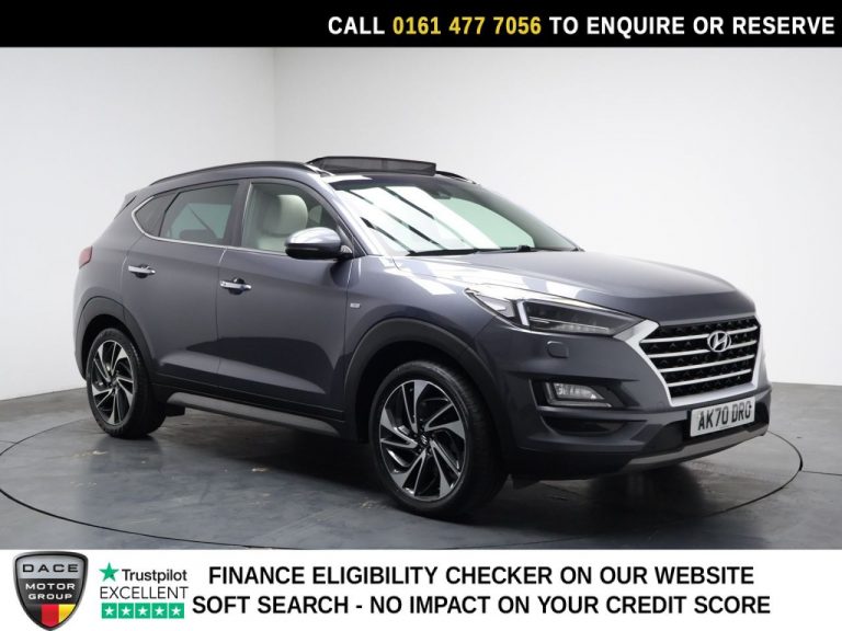Used 2020 GREY HYUNDAI TUCSON SUV 1.6 CRDi MHEV Premium SE SUV 5dr Diesel Hybrid DCT Euro 6 (s/s) (136 ps) DIESEL HYBRID (reg. 2020-10-16) (Automatic) for sale in Stockport
