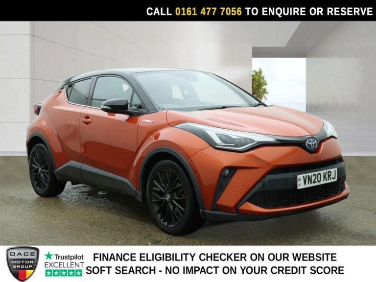Used 2020 ORANGE TOYOTA C-HR SUV 2.0 VVT-h Orange Edition SUV 5dr Petrol Hybrid CVT Euro 6 (s/s) (184 ps) PETROL HYBRID (reg. 2020-07-17) (Automatic) for sale in Stockport