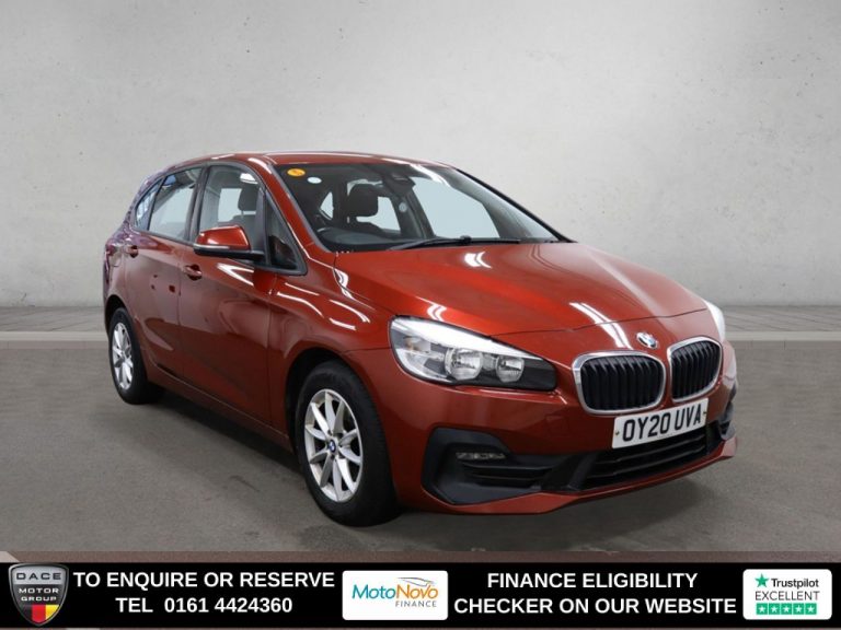 Used 2020 RED BMW 2 SERIES ACTIVE TOURER MPV 1.5 216d SE MPV 5dr Diesel DCT Euro 6 (s/s) (116 ps) DIESEL (reg. 2020-03-31) (Automatic) for sale in Stockport