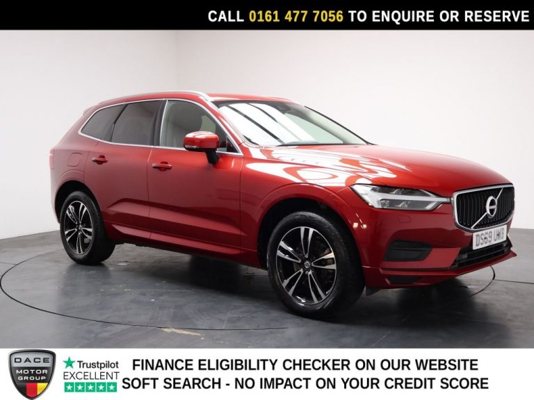 Used 2020 RED VOLVO XC60 SUV 2.0 T4 Edition SUV 5dr Petrol Auto Euro 6 (s/s) (190 ps) PETROL (reg. 2020-02-03) (Automatic) for sale in Stockport