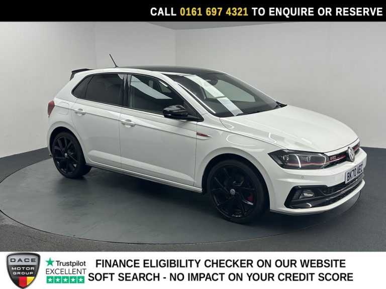 Used 2020 WHITE VOLKSWAGEN POLO Hatchback 2.0 TSI GTI+ Hatchback 5dr Petrol DSG Euro 6 (s/s) (207 ps) PETROL (reg. 2020-09-04) (Automatic) for sale in Stockport