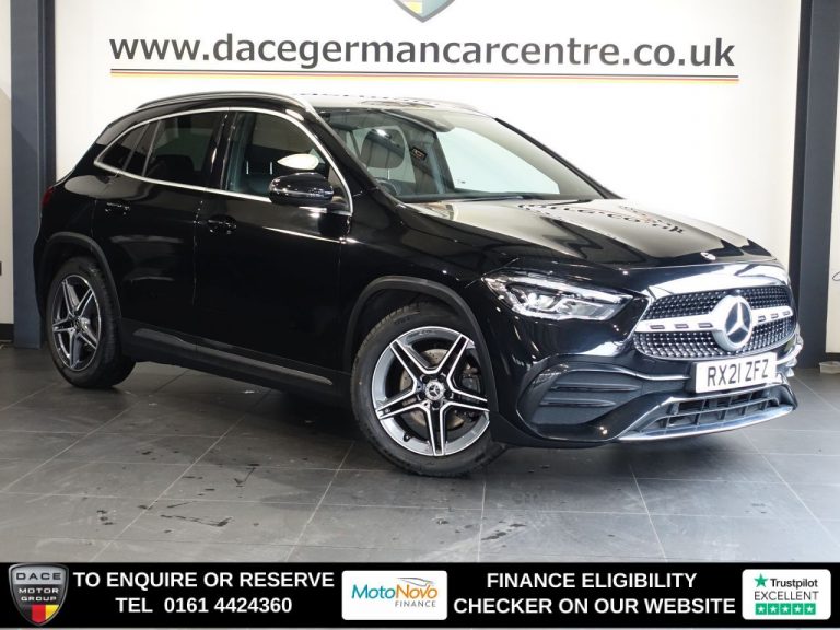 Used 2021 BLACK MERCEDES-BENZ GLA SUV 2.0 GLA220d AMG Line SUV 5dr Diesel 8G-DCT 4MATIC Euro 6 (s/s) (190 ps) DIESEL (reg. 2021-04-08) (Automatic) for sale in Stockport