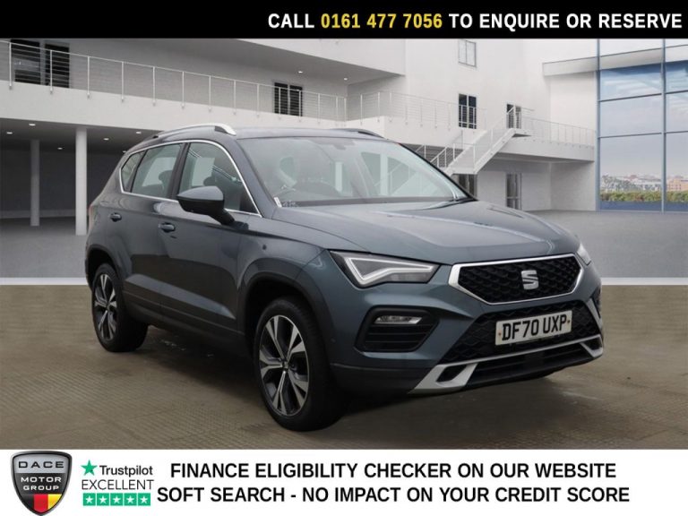 Used 2021 GREY SEAT ATECA SUV 1.5 TSI EVO SE Technology SUV 5dr Petrol DSG Euro 6 (s/s) (150 ps) PETROL (reg. 2021-01-22) (Automatic) for sale in Stockport