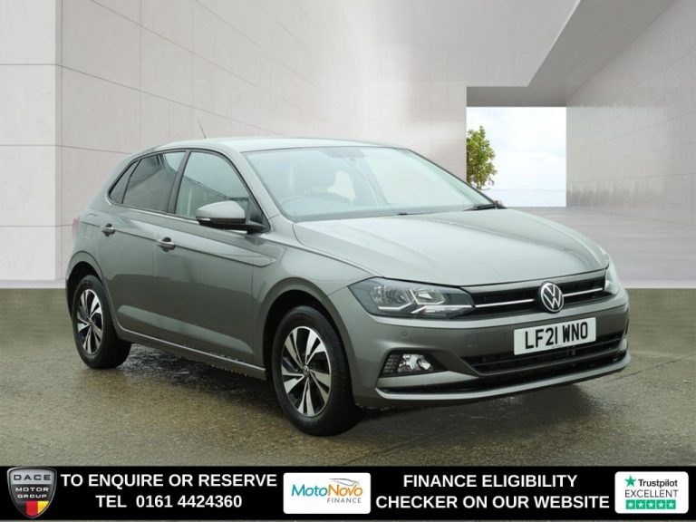 Used 2021 GREY VOLKSWAGEN POLO Hatchback 1.0 TSI Match Hatchback 5dr Petrol DSG Euro 6 (s/s) (95 ps) PETROL (reg. 2021-03-17) (Automatic) for sale in Stockport