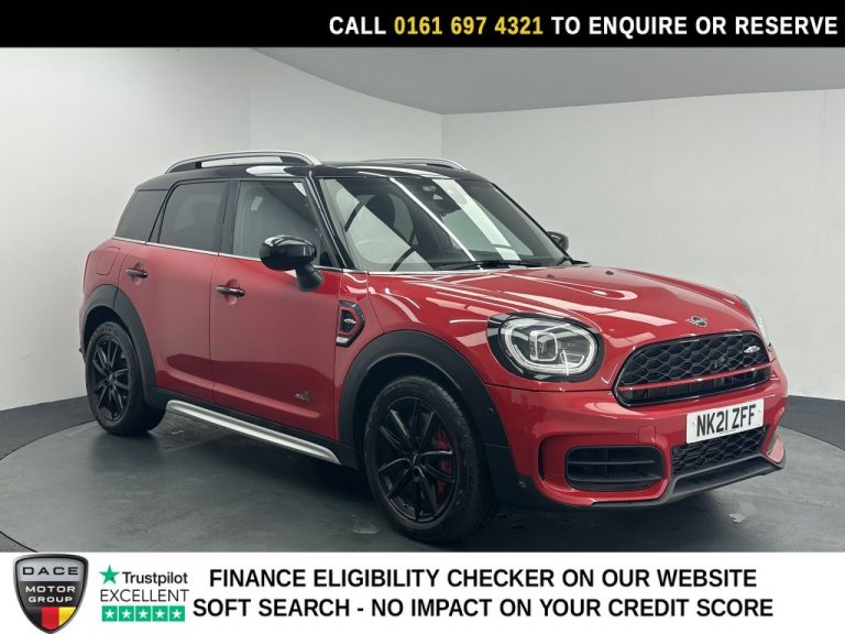 Used 2021 RED MINI COUNTRYMAN SUV 2.0 John Cooper Works SUV 5dr Petrol Auto ALL4 Euro 6 (s/s) (306 ps) PETROL (reg. 2021-03-01) (Automatic) for sale in Stockport