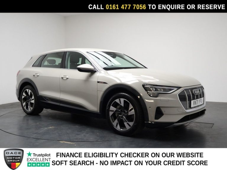 Used 2022 BEIGE AUDI E-TRON SUV 50 Sport SUV 5dr Electric Auto quattro 71.2kWh (11kW Charger) (313 ps) ELECTRIC (reg. 2022-01-20) (Automatic) for sale in Stockport