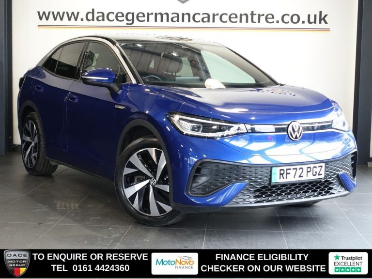 Used 2022 BLUE VOLKSWAGEN ID.5 SUV Pro 77kWh Style SUV 5dr Electric Auto (174 ps) ELECTRIC (reg. 2022-12-30) (Automatic) for sale in Stockport