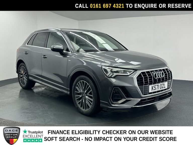 Used 2022 GREY AUDI Q3 SUV 1.5 TFSI CoD 35 S line SUV 5dr Petrol S Tronic Euro 6 (s/s) (150 ps) PETROL (reg. 2022-01-26) (Automatic) for sale in Stockport