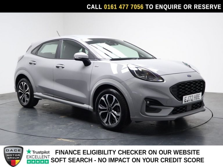 Used 2022 GREY FORD PUMA SUV 1.0T EcoBoost MHEV ST-Line SUV 5dr Petrol Hybrid DCT Euro 6 (s/s) (125 ps) PETROL HYBRID (reg. 2022-11-24) (Automatic) for sale in Stockport