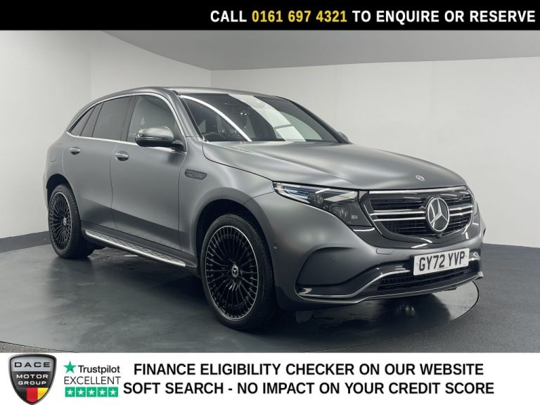 Used 2022 GREY MERCEDES-BENZ EQC SUV EQC 400 80kWh AMG Line (Premium Plus) SUV 5dr Electric Auto 4MATIC (408 ps) ELECTRIC (reg. 2022-12-14) (Automatic) for sale in Stockport