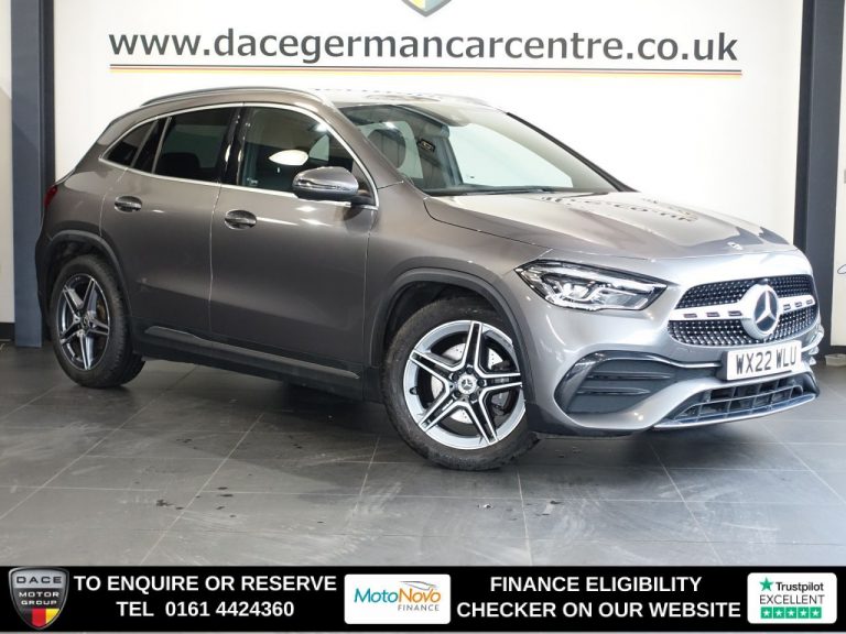 Used 2022 GREY MERCEDES-BENZ GLA SUV 1.3 GLA200 AMG Line SUV 5dr Petrol 7G-DCT Euro 6 (s/s) (163 ps) PETROL (reg. 2022-03-09) (Automatic) for sale in Stockport