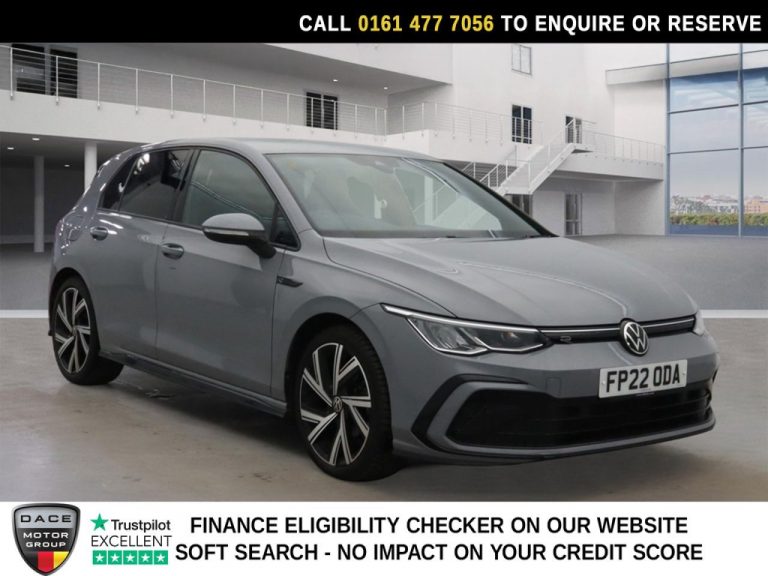 Used 2022 GREY VOLKSWAGEN GOLF Hatchback 1.5 eTSI MHEV R-Line Hatchback 5dr Petrol Hybrid DSG Euro 6 (s/s) (150 ps) PETROL HYBRID (reg. 2022-06-13) (Automatic) for sale in Stockport