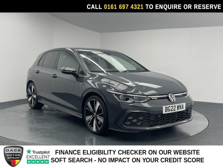 Used 2022 GREY VOLKSWAGEN GOLF Hatchback 2.0 TDI GTD Hatchback 5dr Diesel DSG Euro 6 (s/s) (200 ps) DIESEL (reg. 2022-04-28) (Automatic) for sale in Stockport