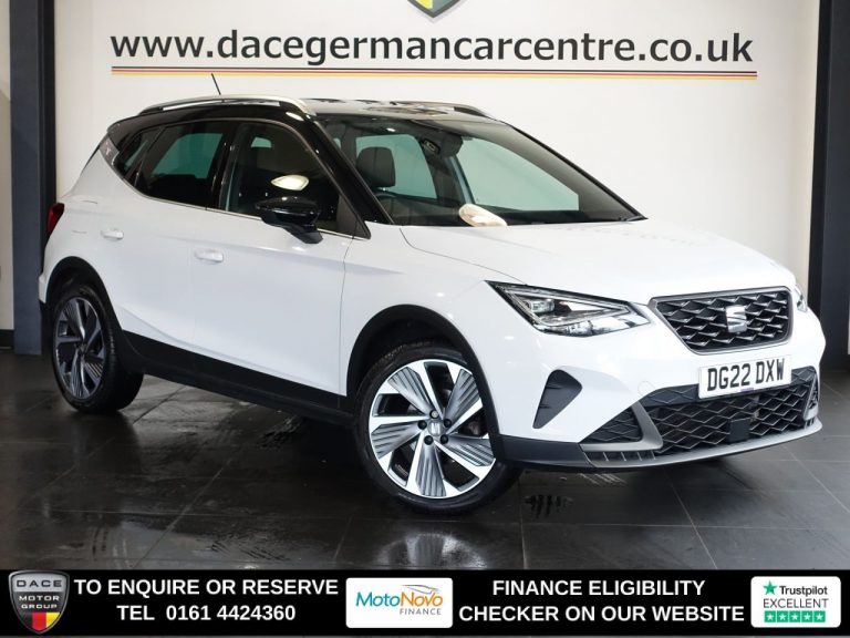 Used 2022 WHITE SEAT ARONA SUV 1.5 TSI FR Sport SUV 5dr Petrol DSG Euro 6 (s/s) (150 ps) PETROL (reg. 2022-03-11) (Automatic) for sale in Stockport