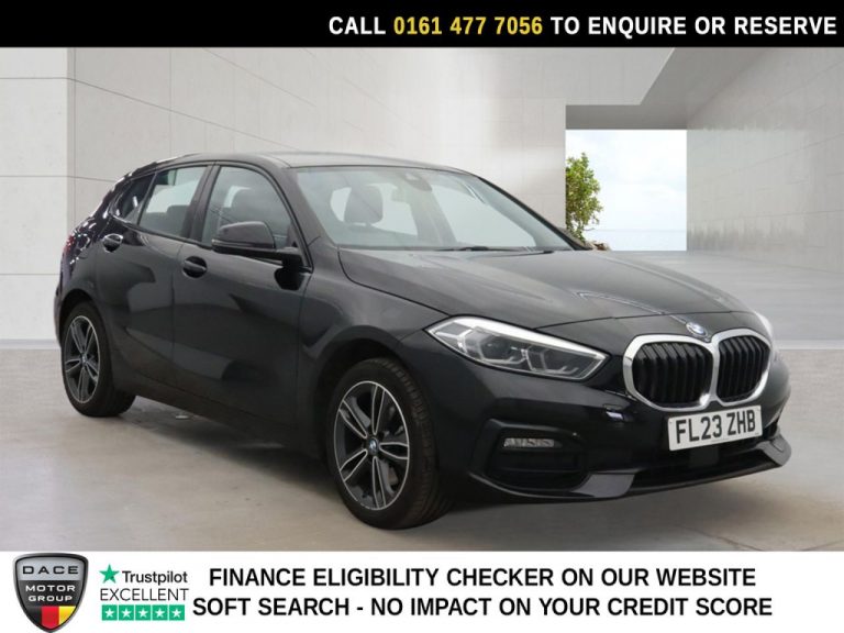 Used 2023 BLACK BMW 1 SERIES Hatchback 1.5 118i Sport (LCP) Hatchback 5dr Petrol DCT Euro 6 (s/s) (136 ps) PETROL (reg. 2023-06-05) (Automatic) for sale in Stockport