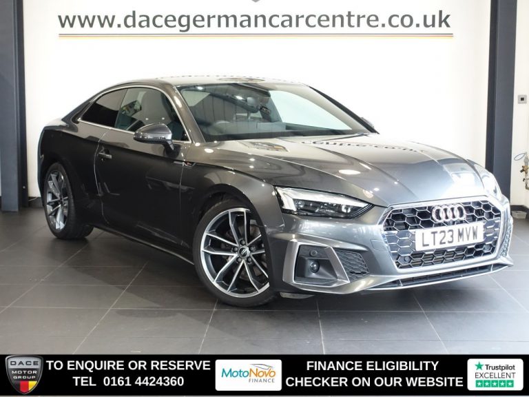 Used 2023 GREY AUDI A5 Coupe 2.0 TFSI 35 S line Coupe 2dr Petrol S Tronic Euro 6 (s/s) (150 ps) PETROL (reg. 2023-04-13) (Automatic) for sale in Stockport