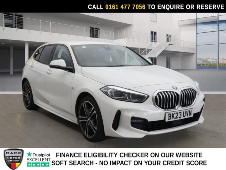 Used 2023 WHITE BMW 1 SERIES Hatchback 1.5 116d M Sport (LCP) Hatchback 5dr Diesel DCT Euro 6 (s/s) (116 ps) DIESEL (reg. 2023-03-17) (Automatic) for sale in Stockport