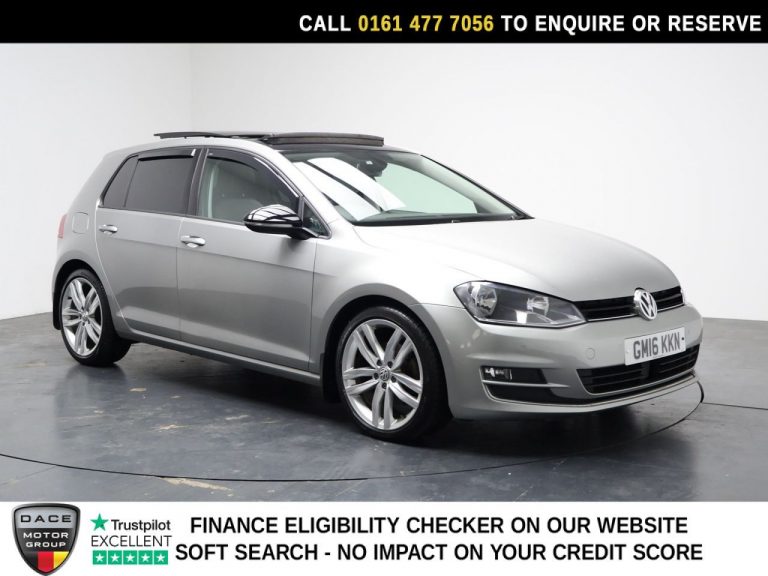 Used 2016 SILVER VOLKSWAGEN GOLF Hatchback 1.4 TSI BlueMotion Tech ACT GT Edition Hatchback 5dr Petrol DSG Euro 6 (s/s) (150 ps) PETROL (reg. 2016-06-16) (Automatic) for sale in Stockport